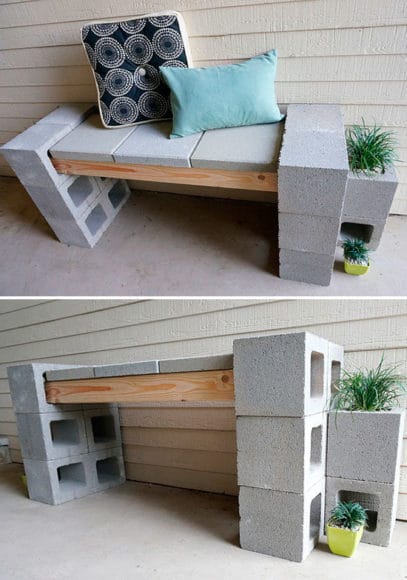 banco de jardim bloco:Ideias para usar Blocos de Concreto no seu Jardim banco de jardim bloco:Ideias para usar Blocos de Concreto no seu Jardim